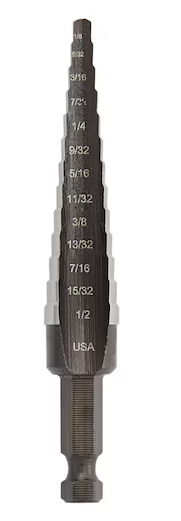 BROCA ESCALONADA 1/8" - 1/2" IRWIN 10231