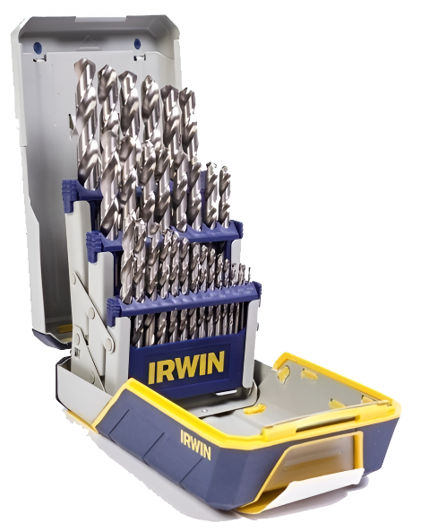 Juego de brocas HSS 1/16" - 1/2" x 29 piezas Irwin 1865296