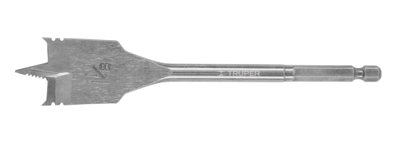 BROCA ESPADA MADERA 1, 1/8" TRUPER 11387 BPT-1-1/8