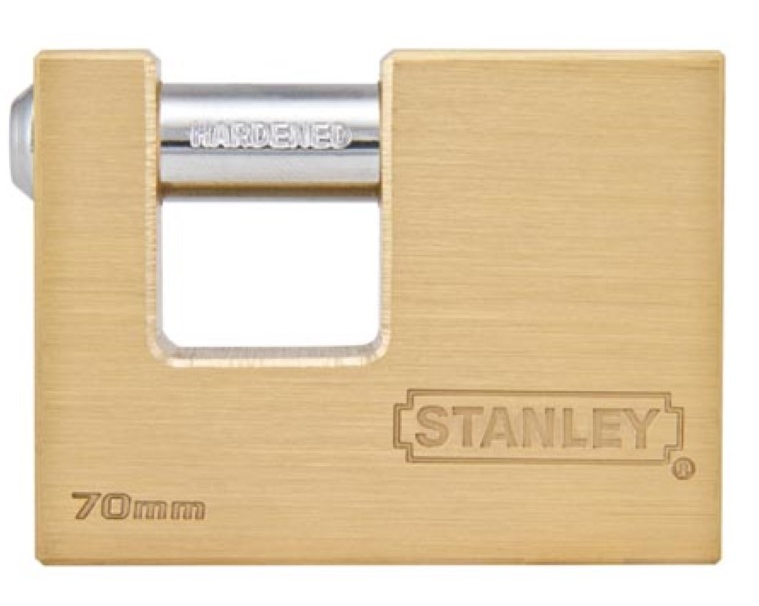 [33742026] CANDADO CORTINA ANTICIZALLA LATON 70mm STANLEY S742-026
