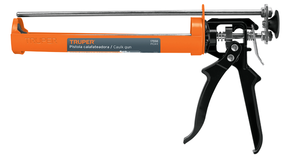 PISTOLA CALAFATEO DOBLE VARILLA REFORZADA TRUPER 17558 PICA-X