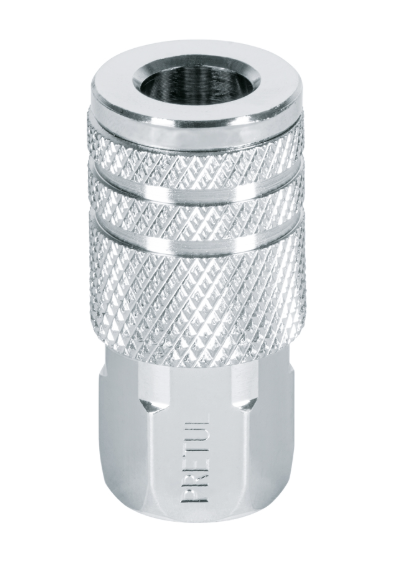 ACOPLE RAPIDO ACERO CROMADO 1/4" NPT PRETUL 27028 COPLE-HEM-1/4P