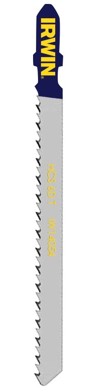 Cuchilla caladora HCS tipo T 6 DPP x 2 unidades Irwin 14054