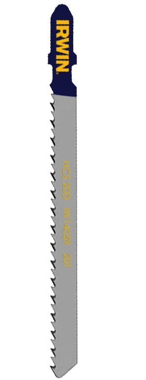 [4514059] Cuchilla caladora HCS tipo T 20 DPP x 2 unidades Irwin 14059