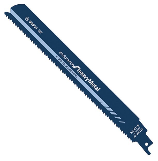 Cuchilla sierra sable bimetal 9" 8-10DPP x 5 und Bosch S1136CHF 2 608 657 526