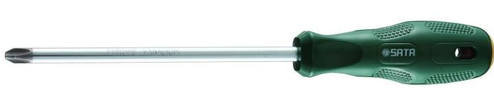 Destornillador estría #2 (1/4") x 6" acetato Sata 62313