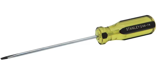 Destornillador pala 1/8" x 4" punta gabinete Stanley 66-114