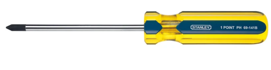 Destornillador estría #1 (3/16") x 4" Pro Stanley 69-141