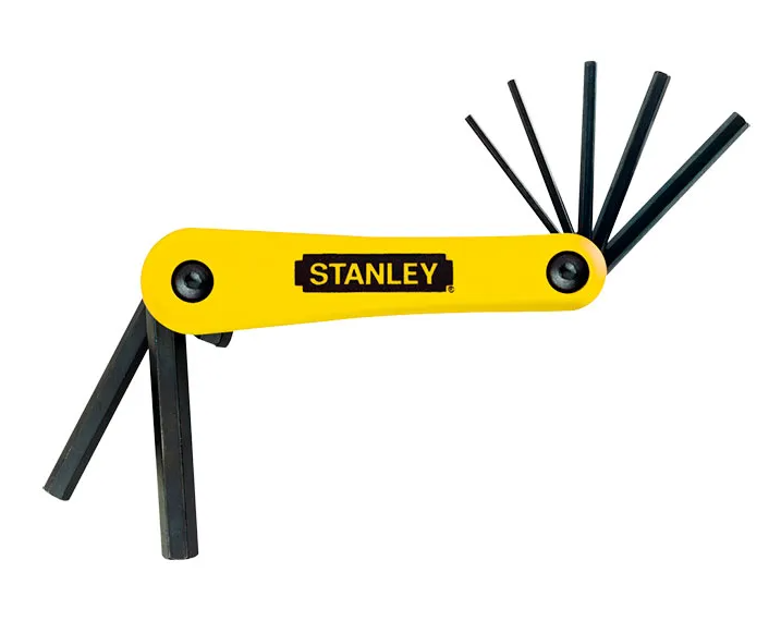 Juego de llaves Allen tipo navaja 2.5 mm-10 mm 7 piezas Stanley 69-262