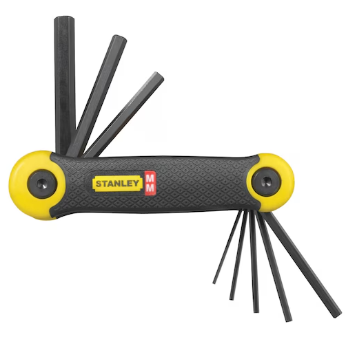 JUEGO LLAVE ALLEN TIPO NAVAJA 1.5mm-6mm 8 PZAS STANLEY 69-264