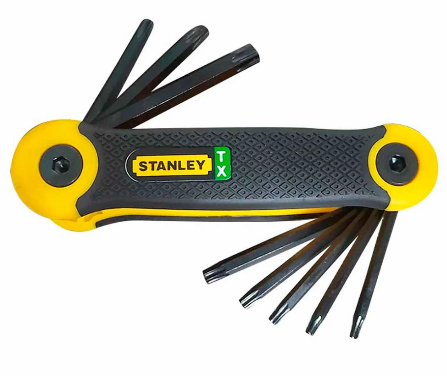 Juego de llaves Torx tipo navaja T9-T40 8 piezas Stanley 69-266