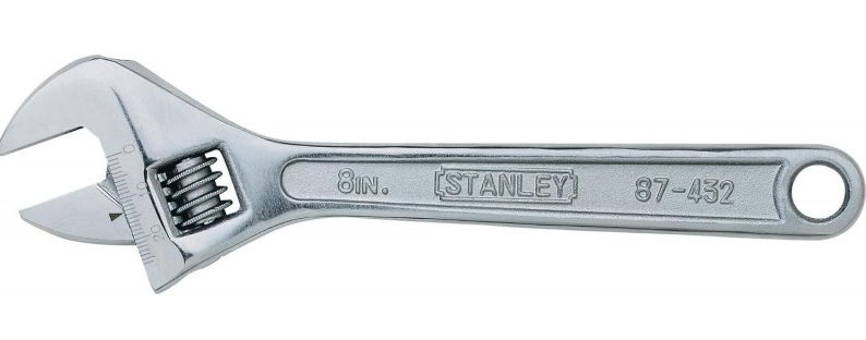 LLAVE EXPANSION AJUSTABLE 8" STANLEY 87-432