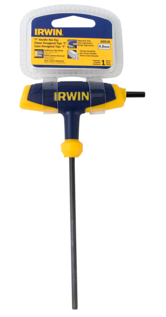 [4510910] Llave Allen en T 4mm x 6" Irwin 10910