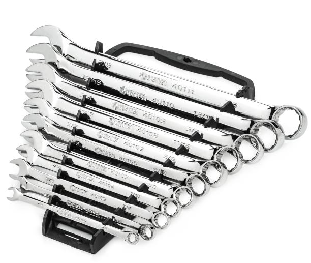 JUEGO LLAVE MIXTA 1/4"- 7/8" 11 PZAS SATA 09021