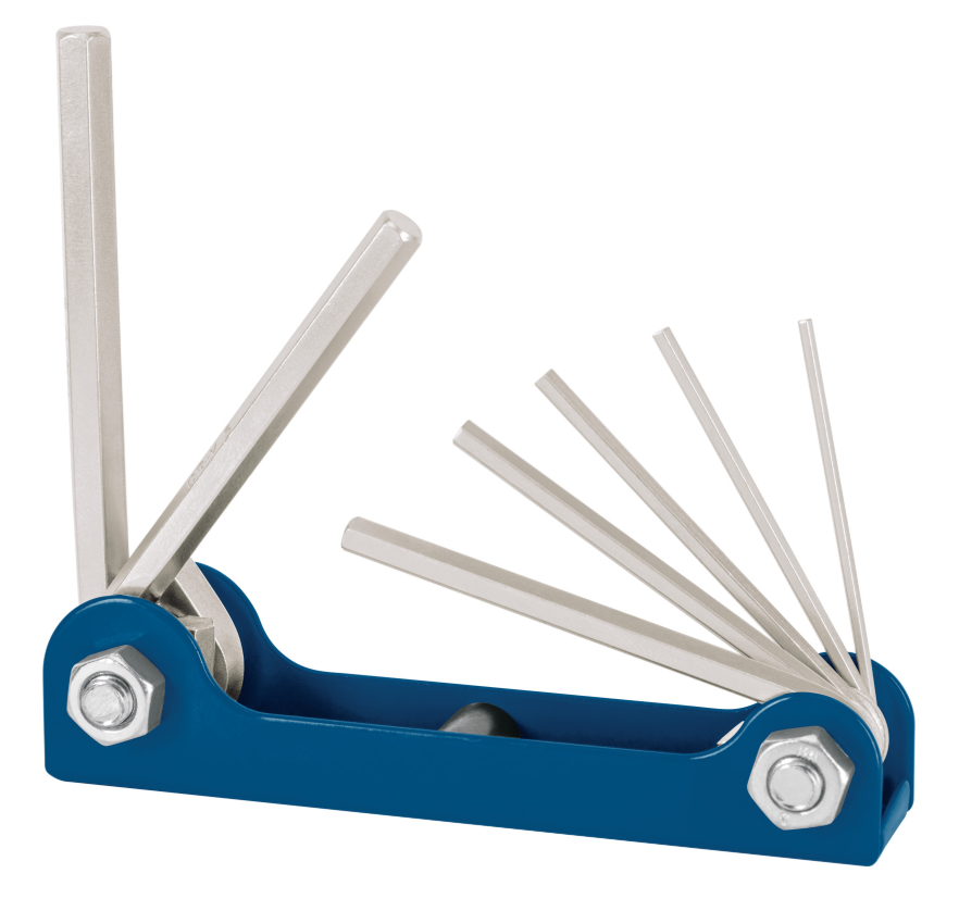 JUEGO LLAVE ALLEN TIPO NAVAJA 1.5mm-6mm 7 PZAS. TRUPER 15557 ALL7M