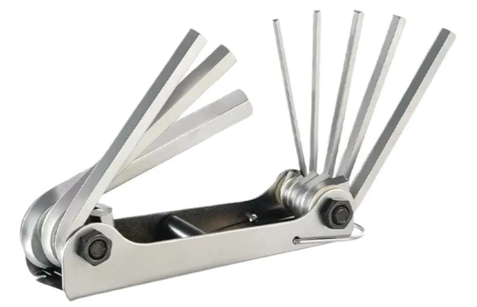 [50YAS801] Juego llave Allen tipo navaja 2.5mm-10mm 8 piezas Uyustools YAS801