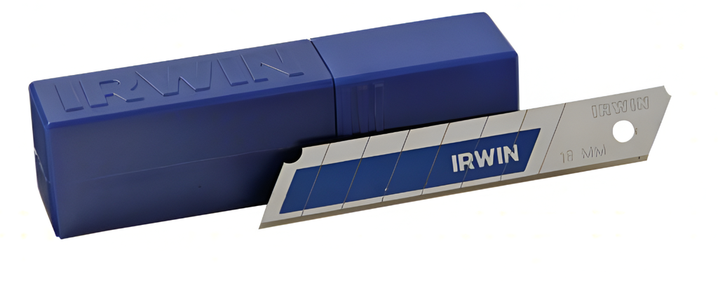 CUCHILLA BISTURI 18mm ESTANDAR 10 PZAS IRWIN 2086404