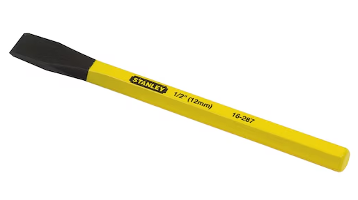 Cincel cortafrío 1/2" x 6" Stanley 16-287