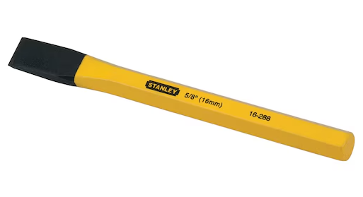 CINCEL CORTAFRIO 5/8 X 6, 3/4" STANLEY 16-288