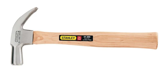 Martillo de uña con mango de madera 23 mm 13 oz (369 g) Stanley 51-269