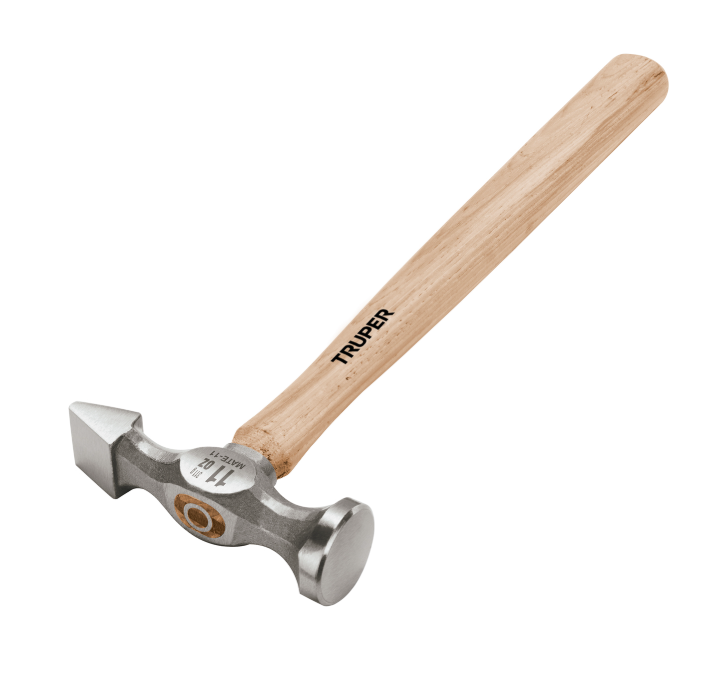 [4816870] MARTILLO LATONERO 11OZ (311g) TIPO CINCEL MANGO MADERA 12" TRUPER 16870 MATE-11
