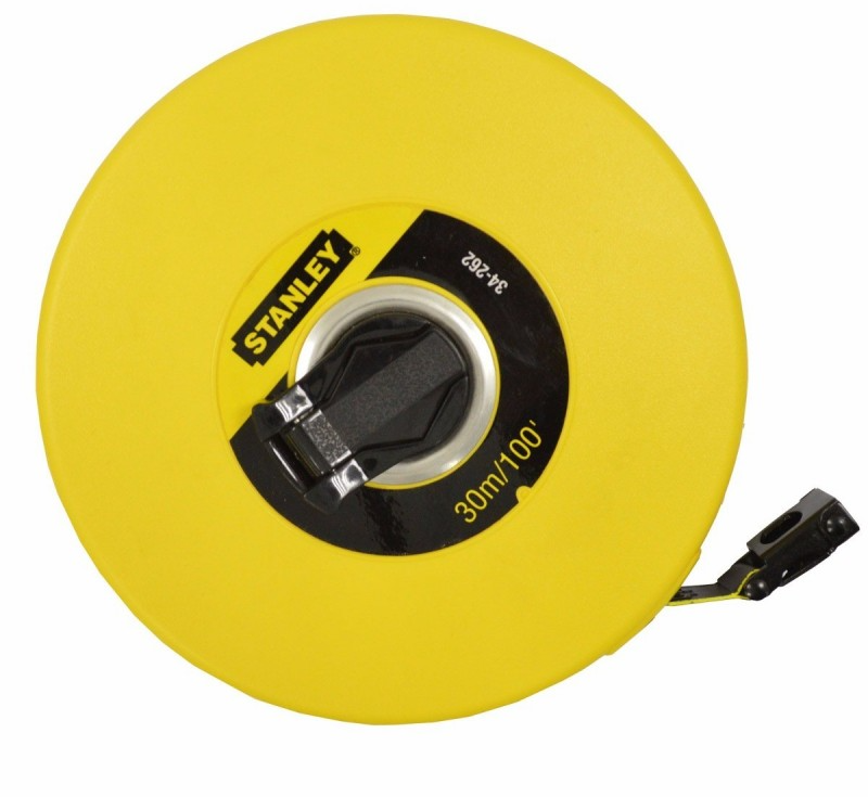 CINTA METRICA (DECAMETRO) FIBRA DE VIDRIO 30m STANLEY 34-262