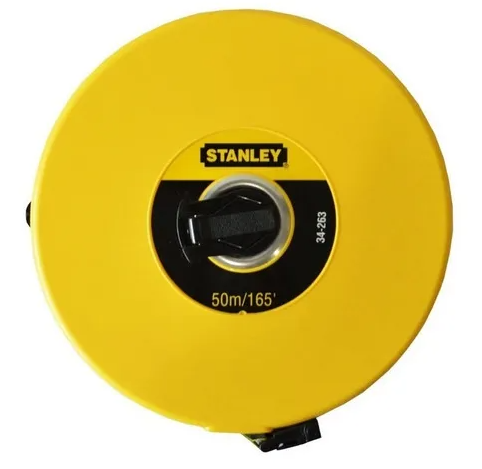 Cinta métrica (decámetro) fibra de vidrio 50 m Stanley 34-263