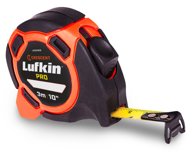 FLEXOMETRO 3m ENCAUCHETADO L600 PRO LUFKIN L610CMEB