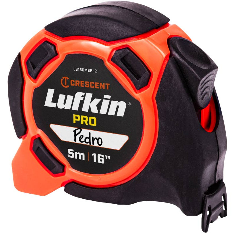 Flexómetro encauchetado Pro L600 5 m Lufkin L616CMEB