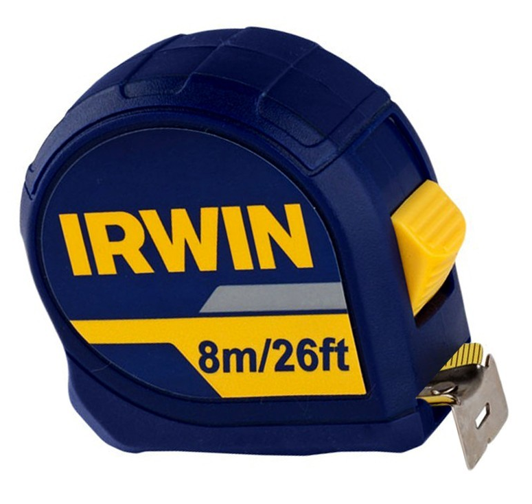 Flexómetro 8 m estándar Irwin 13948