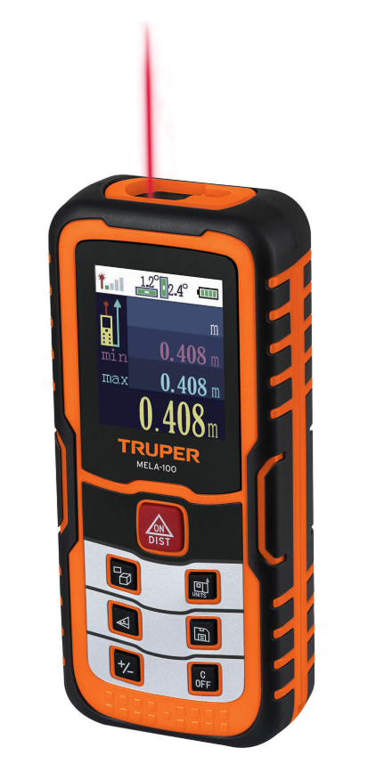 [48100374] Medidor de distancia láser 50 m Truper 100374 MELA-100