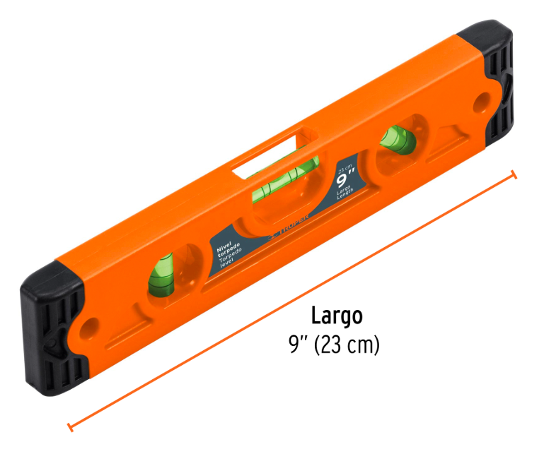Nivel torpedo magnético 9" Truper 11223 NT-9