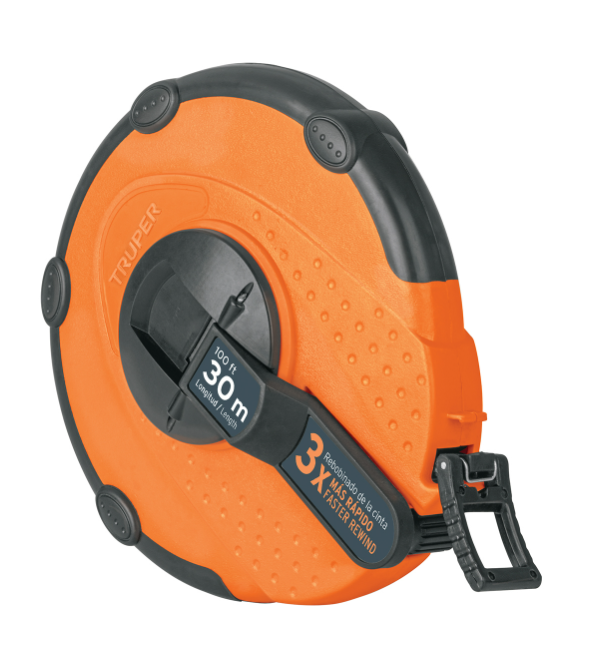 CINTA METRICA 30m FIBRA DE VIDRIO TRUPER 12639 TP30ME