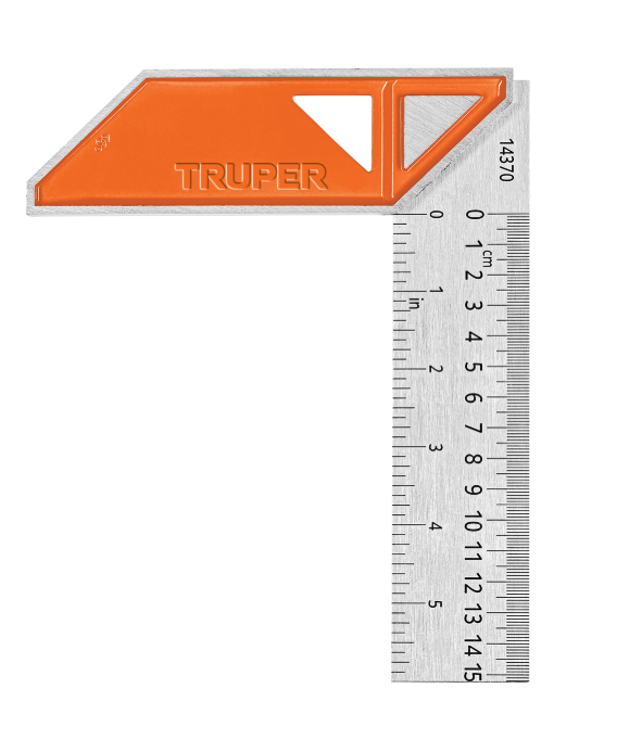 ESCUADRA CARPINTERO 6" TRUPER 14370 EC-6