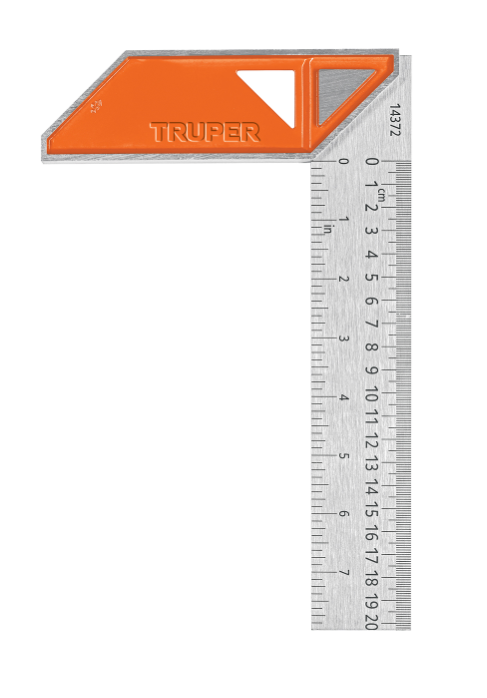 ESCUADRA CARPINTERO 8" TRUPER 14372 EC-8