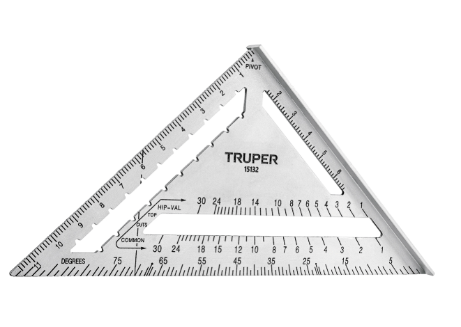 Escuadra rápida de aluminio 12" Truper 15132 ET-12A