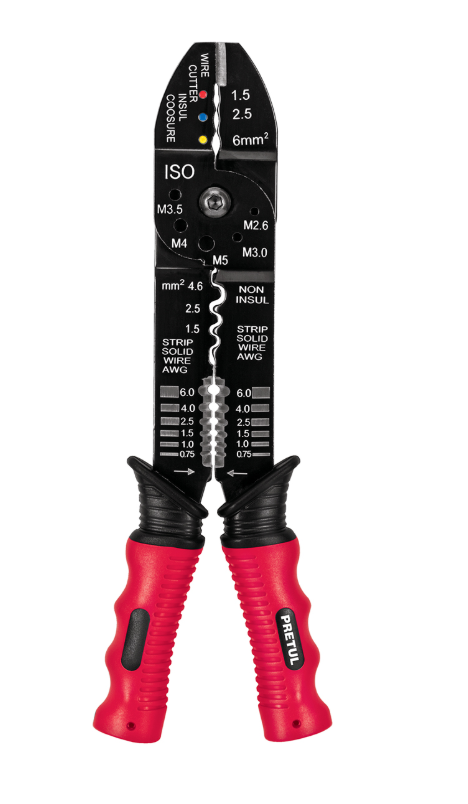 [4822710] Alicate multiuso pela cable 18-10 AWG 9" Pretul 22710 PE-CA-9P