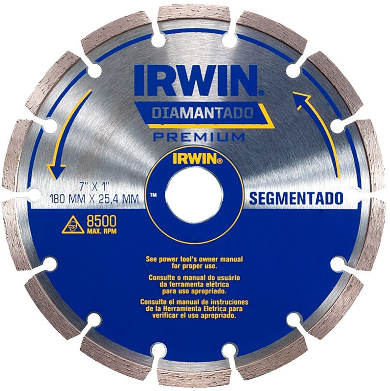 DISCO DIAMANTADO SEGMENTADO 7" IRWIN 8947/47702