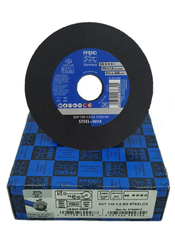 CAJA X 25 UNDS .DISCO CORTE METAL-INOX. 4, 1/2" X 1mm T-41 SG PFERD 69948