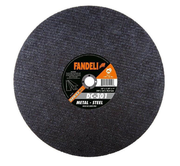 DISCO TRONZADORA CORTE METAL 14" X 7/64" T-41 FANDELI DC-301