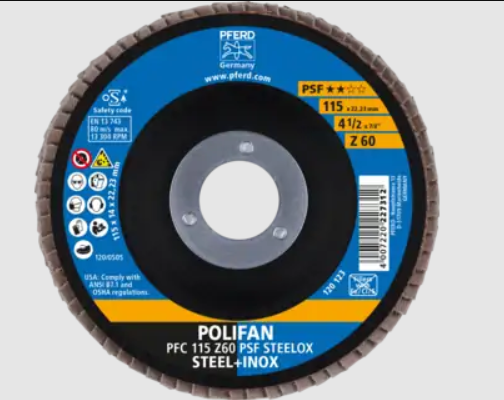 DISCO FLAP ZIRCONIO CONICO (PFC) 4, 1/2" G-60 PFERD 67770116