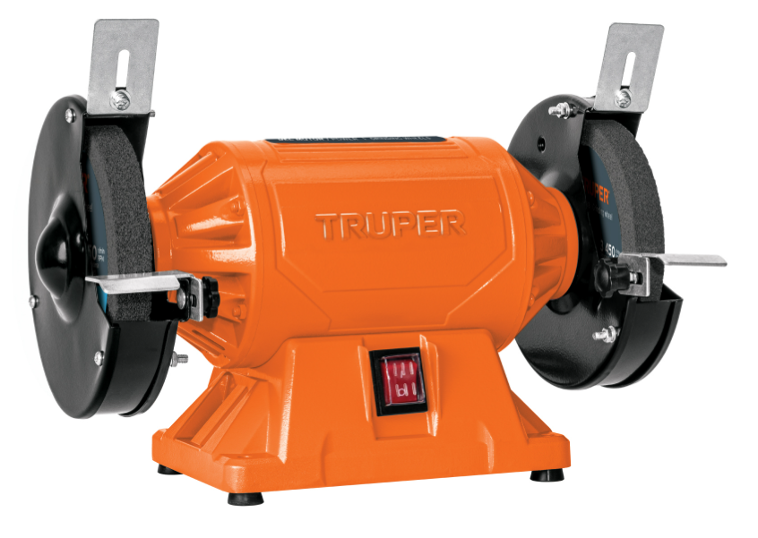 ESMERIL DE BANCO 6" 370W (1/2HP) TRUPER 12785 EBA-6
