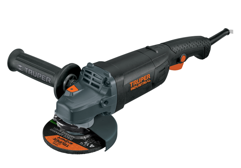 PULIDORA MINI 4, 1/2" 1250W TRUPER INDUSTRIAL 12873 ESMA-4512N
