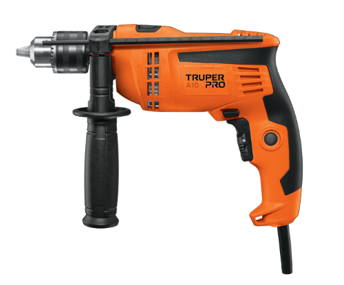 TALADRO PERCUTOR PROF. 1/2" 600W VELOC. VARIABLE TRUPER 101273 ROTO-1/2A10