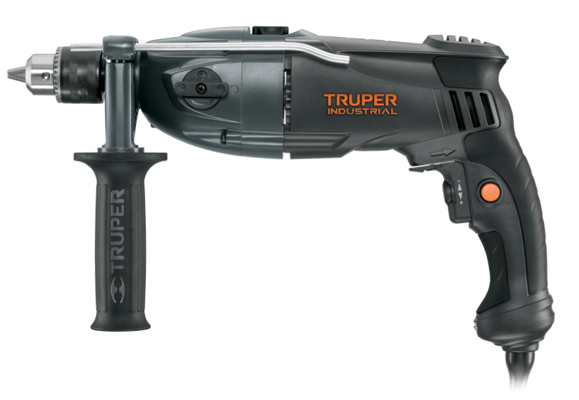 TALADRO PERCUTOR 1/2" 1200W VELOC. VARIABLE TRUPER INDUSTRIAL 16666 ROTO-1/2NX2
