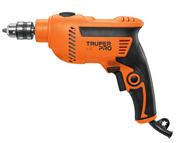 TALADRO PERCUTOR PROF. 3/8" 600W VELOC. VARIABLE TRUPER 16736 ROTO-3/8A4