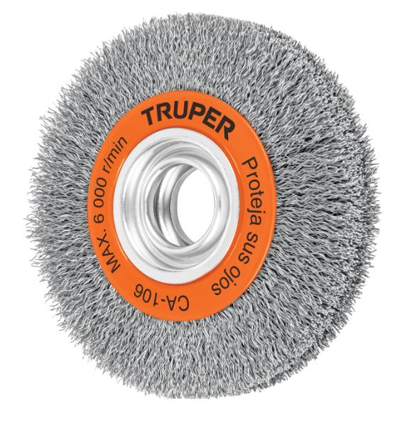 GRATA CIRCULAR ESMERIL 6" X 1, 1/8 TRUPER 11526 CA-106