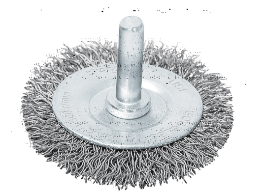 GRATA CIRCULAR ONDULADA C/ ESPIGO 1/4" X 3" PRETUL 21003 CA-3P