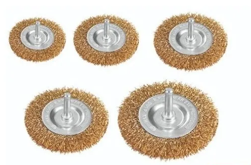 [50EBR501] Juego de gratas circulares con espigo 5 piezas Uyustools EBR501