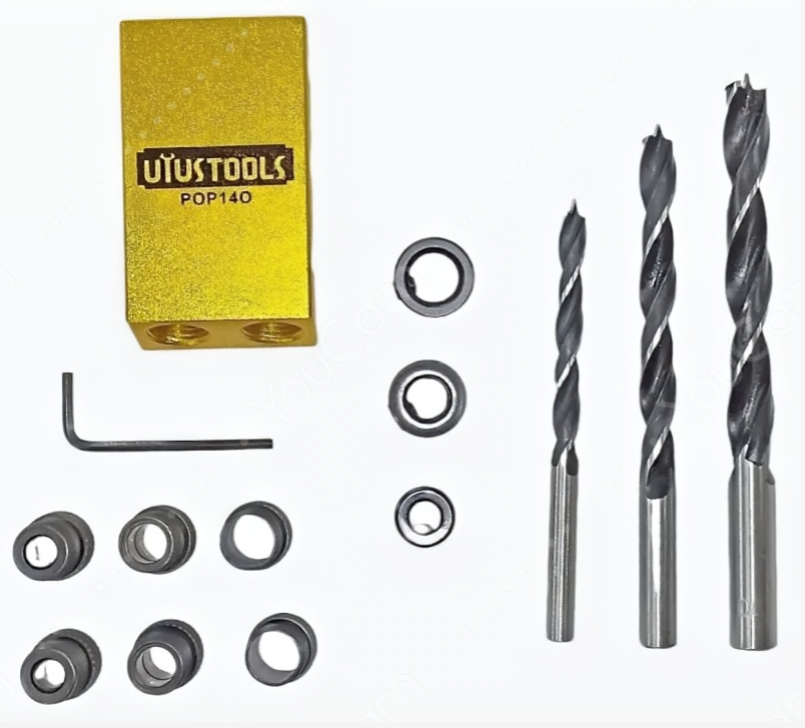 POSICIONADOR DE PERFORACIÓN CON ANGULOS 14 PZAS. METALICO UYUSTOOLS POP14O